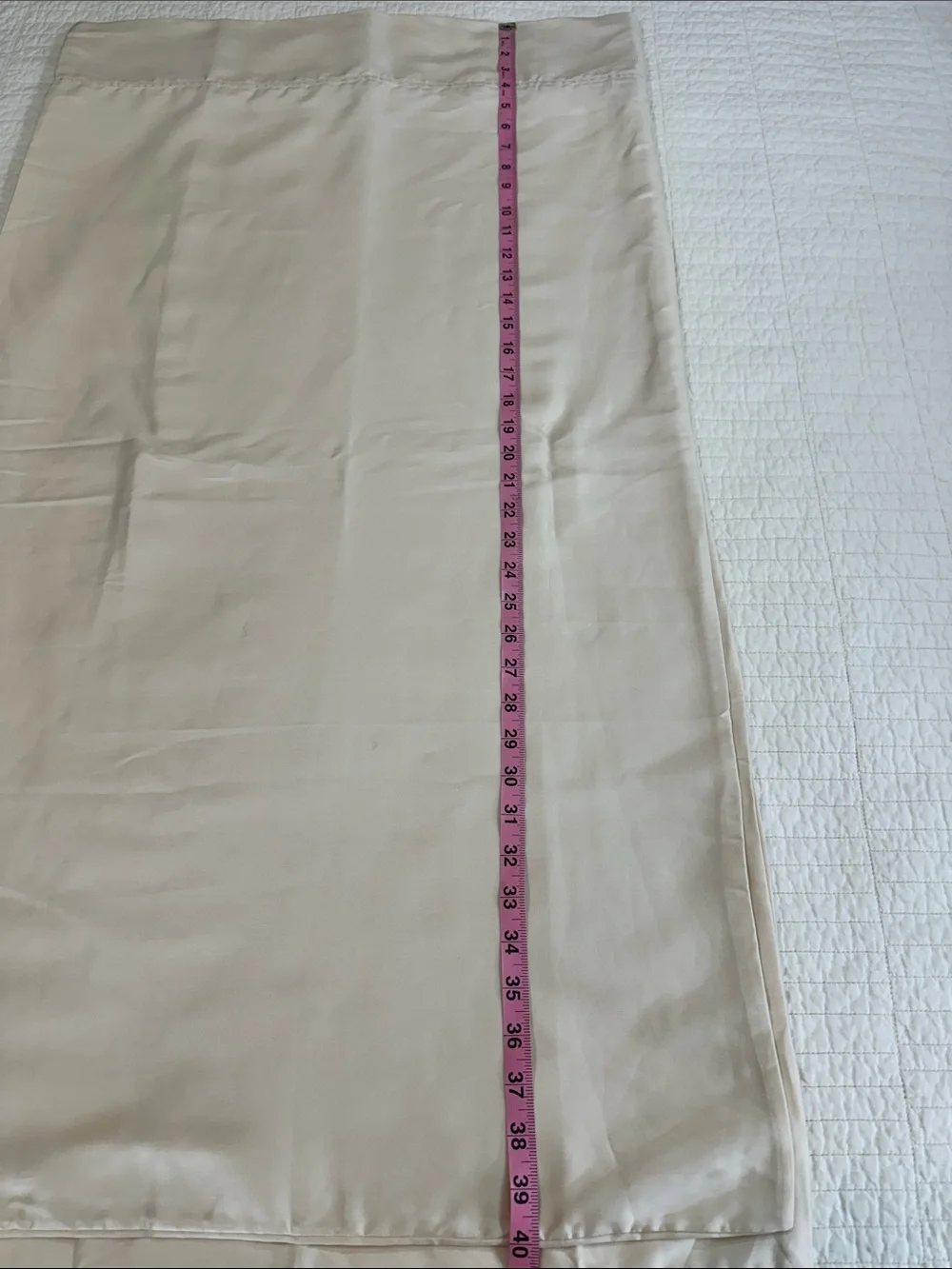 Sleep Number Lot of 3 King Sized Neutral Cream Pillowcase Soft Satin Finish